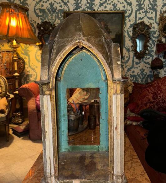 Teca in cartapesta del XIX secolo