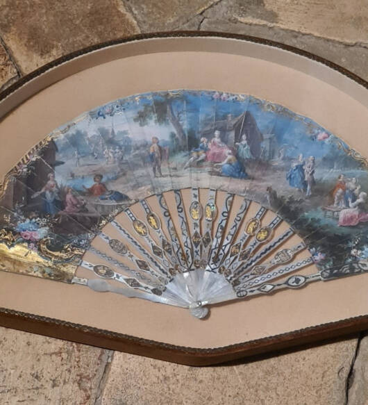 Ventaglio del 700 dipinto